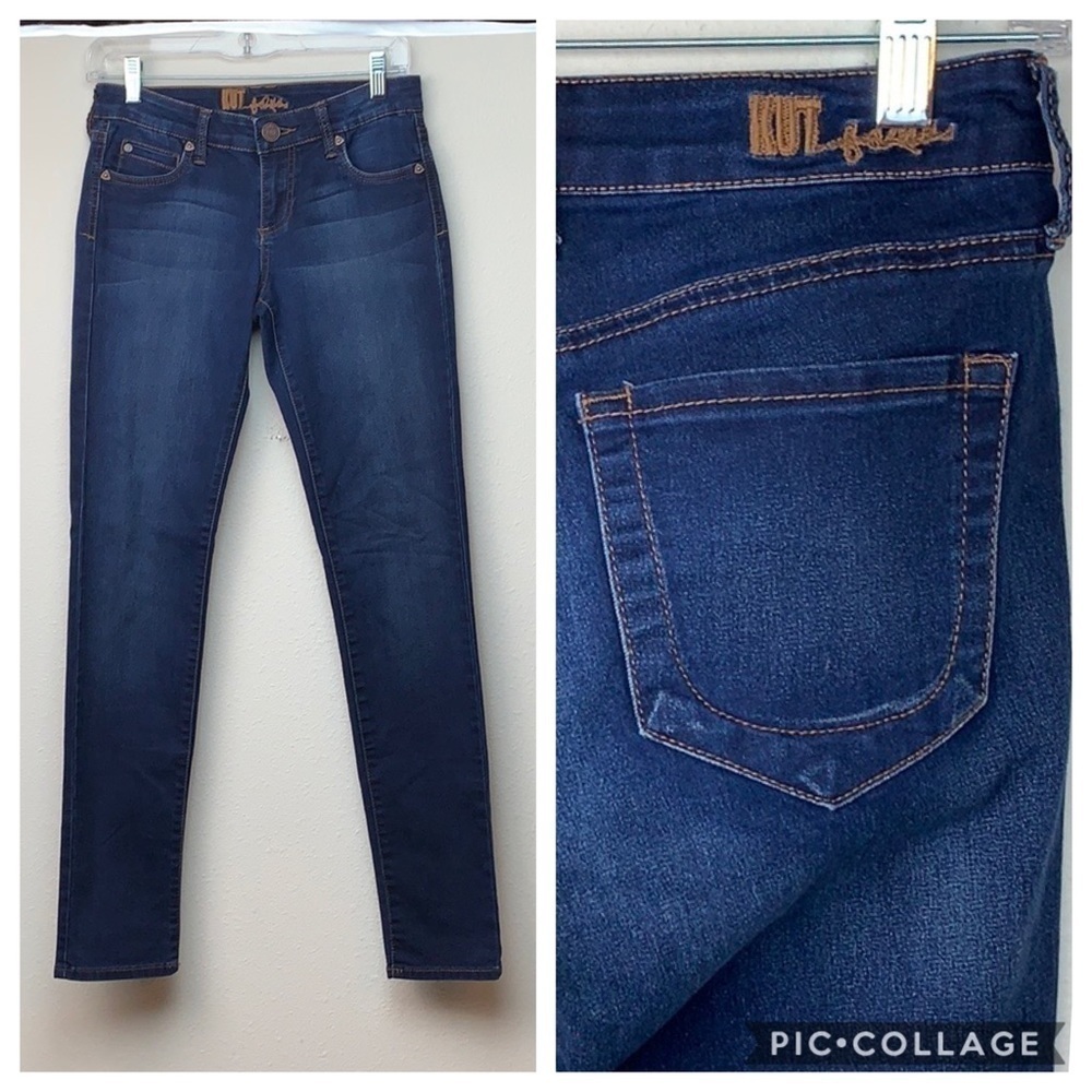 KUT from the Kloth: Diana skinny mid rise ankle dark stretch jeans, Stitch Fix